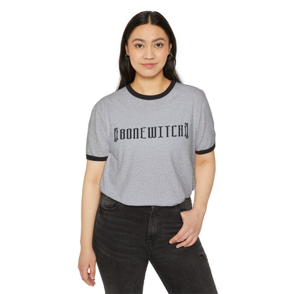 Support your local Bonewitch Unisex Cotton Ringer T-Shirt