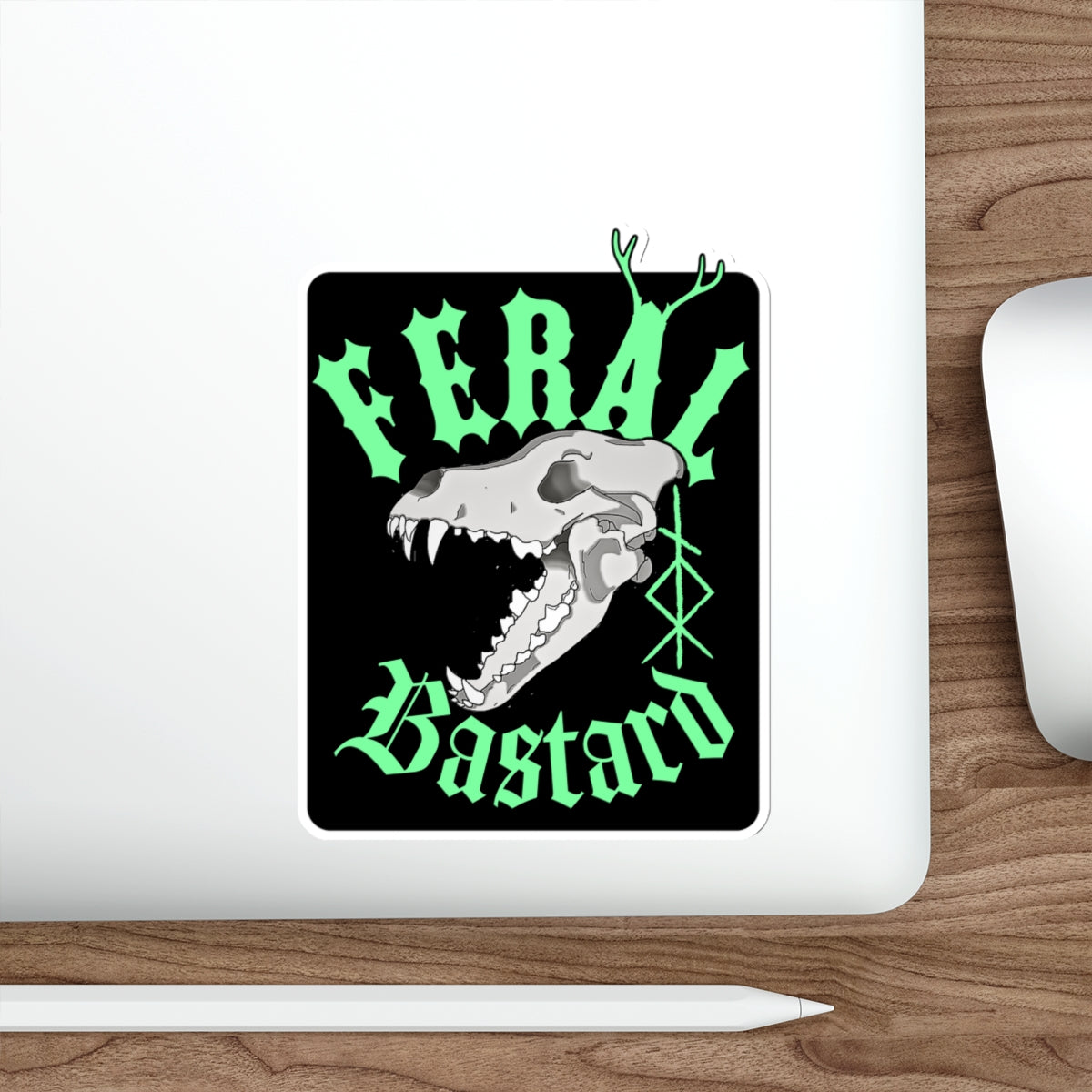 Feral Bastard Die-Cut Stickers