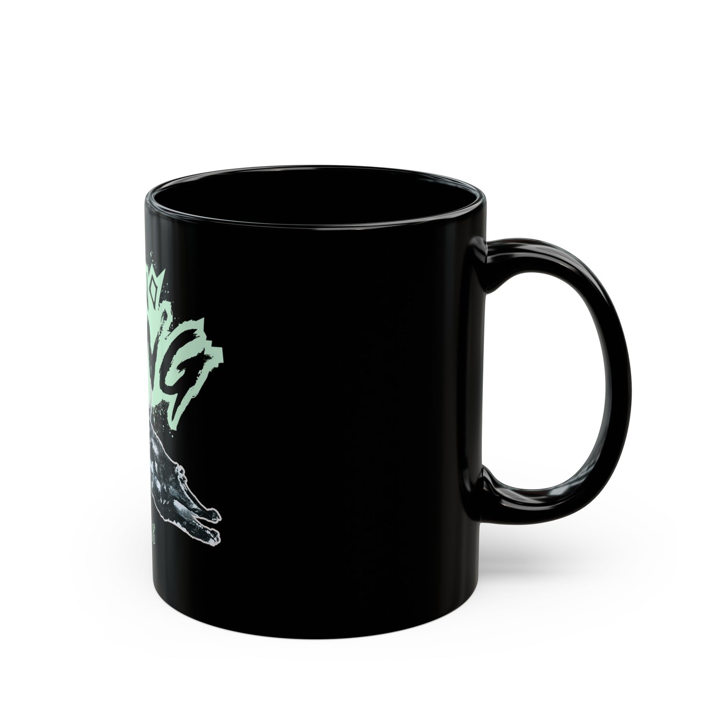 Trust No King Black Mug 11 oz ᚾ THE OFFBEAT RUNARS Co.