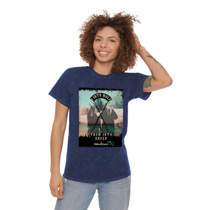 I into wolf Them into sheep Unisex Mineral Wash T-Shirt