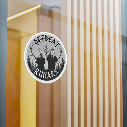 The Offbeat Runars Logo Kiss-Cut Vinyl Decals ᚾ THE OFFBEAT RUNARS CO.