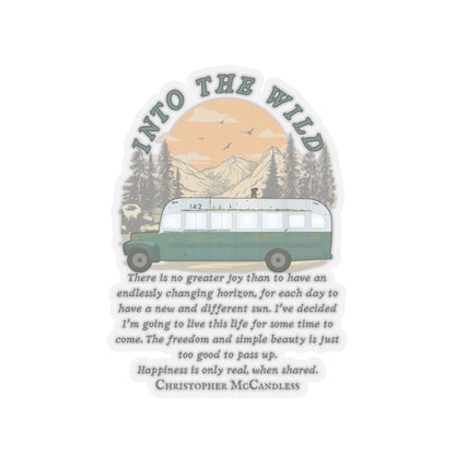 Into the Wild Kiss-Cut Stickers ᚾ THE OFFBEAT RUNARS CO.