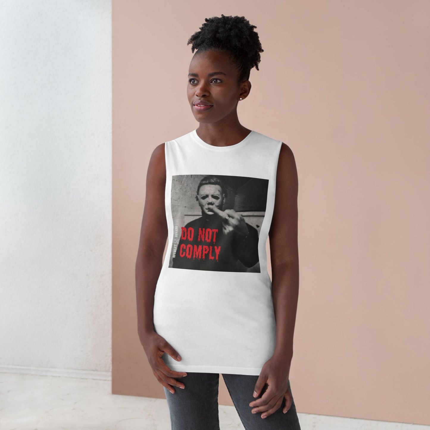 Do not comply Michael Myers Unisex Barnard Tank