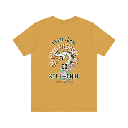 Self-Care ᚾ THE OFFBEAT RUNARS CO. Unisex Jersey Short Sleeve Tee