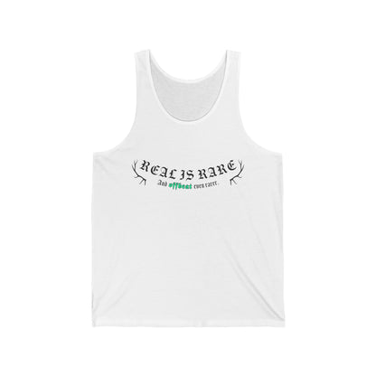 Real is rare Unisex Jersey Tank