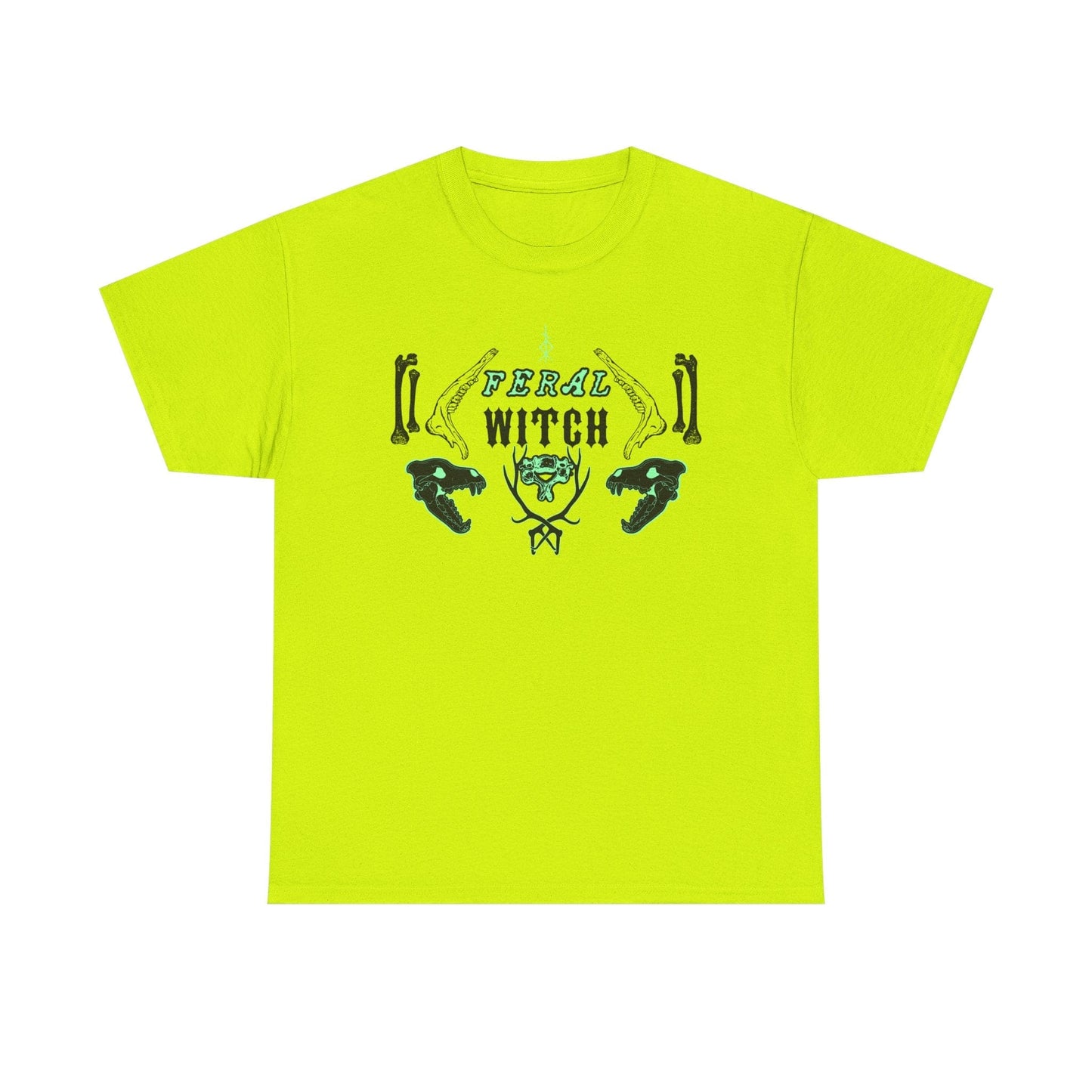Feral Witch Neon Pink Tee