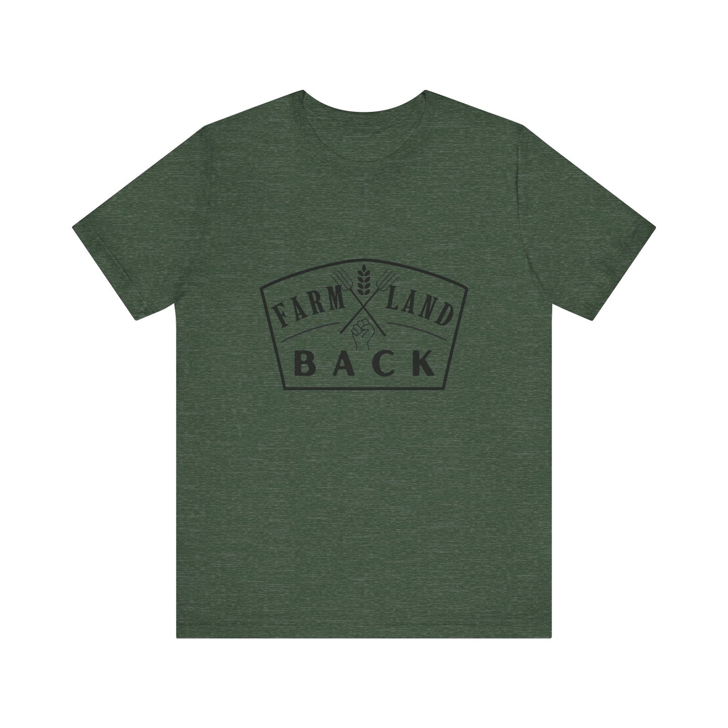 Farmland Back ᚾ THE OFFBEAT RUNARS CO. Unisex Jersey Short Sleeve Tee