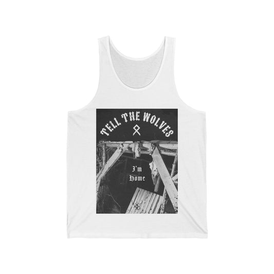 Tell the wolves Unisex Jersey Tank