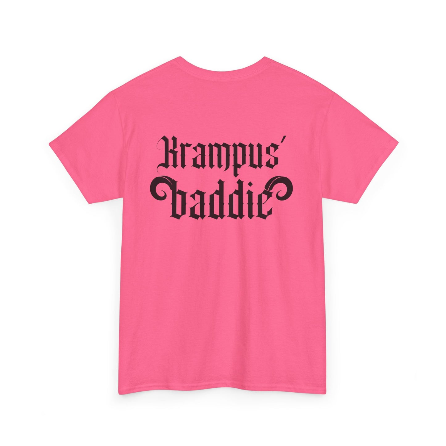 Krampus Baddie Safety Pink Tee