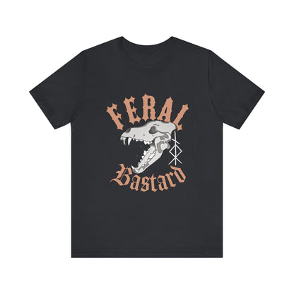 Feral bastard ᚾ THE OFFBEAT RUNARS Unisex Jersey Short Sleeve Tee