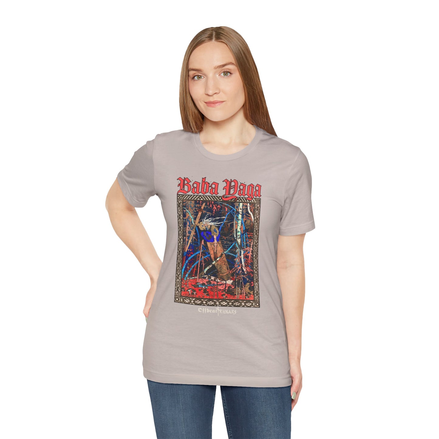 Baba Yaga ᚾ THE OFFBEAT RUNARS CO. Unisex Jersey Short Sleeve Tee