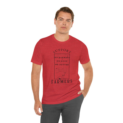 Support the Farmers ᚾ THE OFFBEAT RUNARS CO. Unisex Jersey Short Sleeve Tee