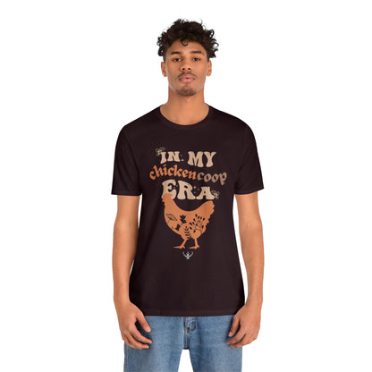 In my chicken coop era ᚾ THE OFFBEAT RUNARS CO. Unisex Jersey Short Sleeve Tee