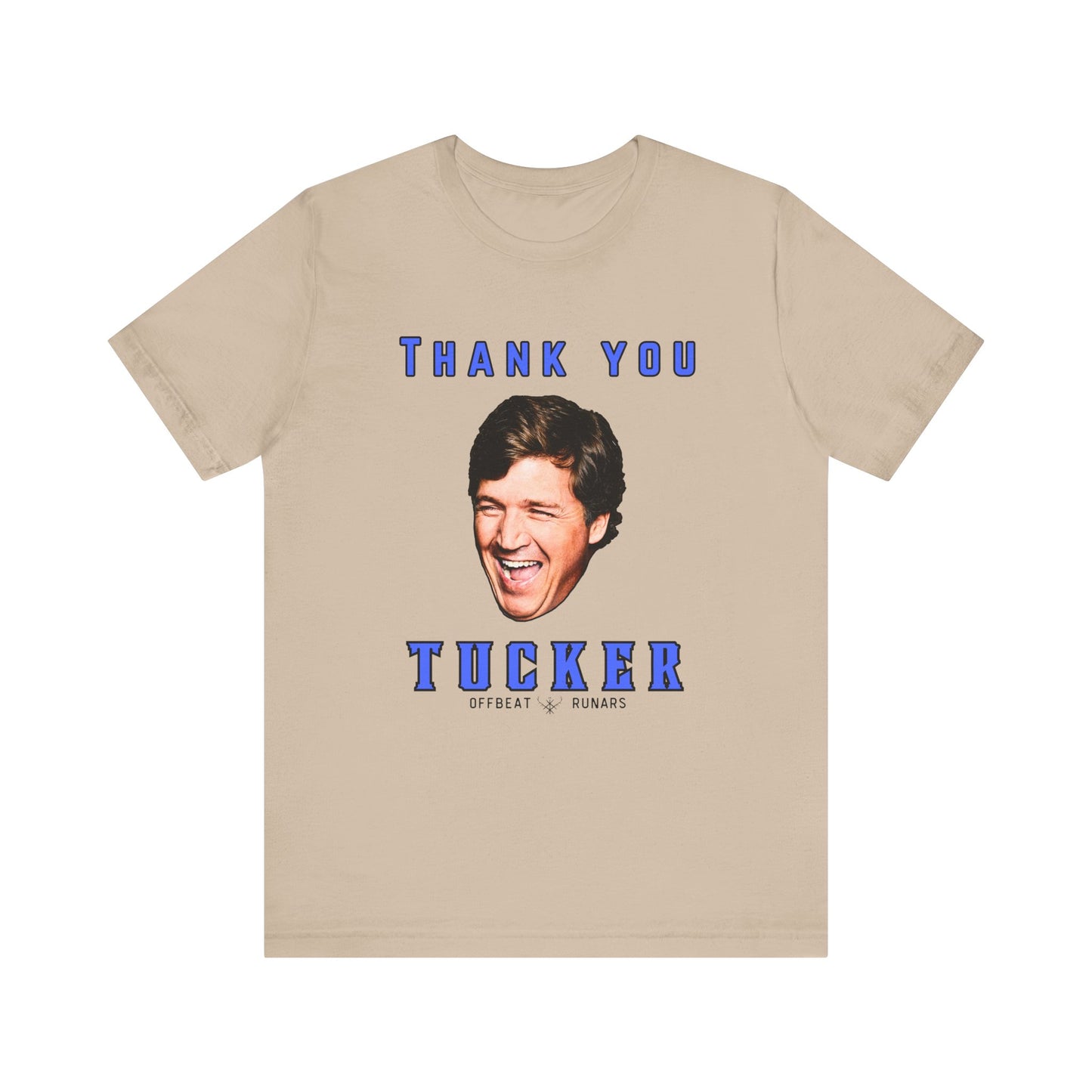 Thank you Tucker ᚾ THE OFFBEAT RUNARS CO. Unisex Jersey Short Sleeve Tee