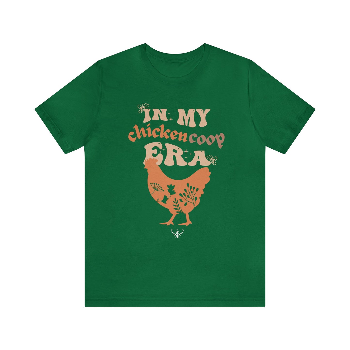 In my chicken coop era ᚾ THE OFFBEAT RUNARS CO. Unisex Jersey Short Sleeve Tee