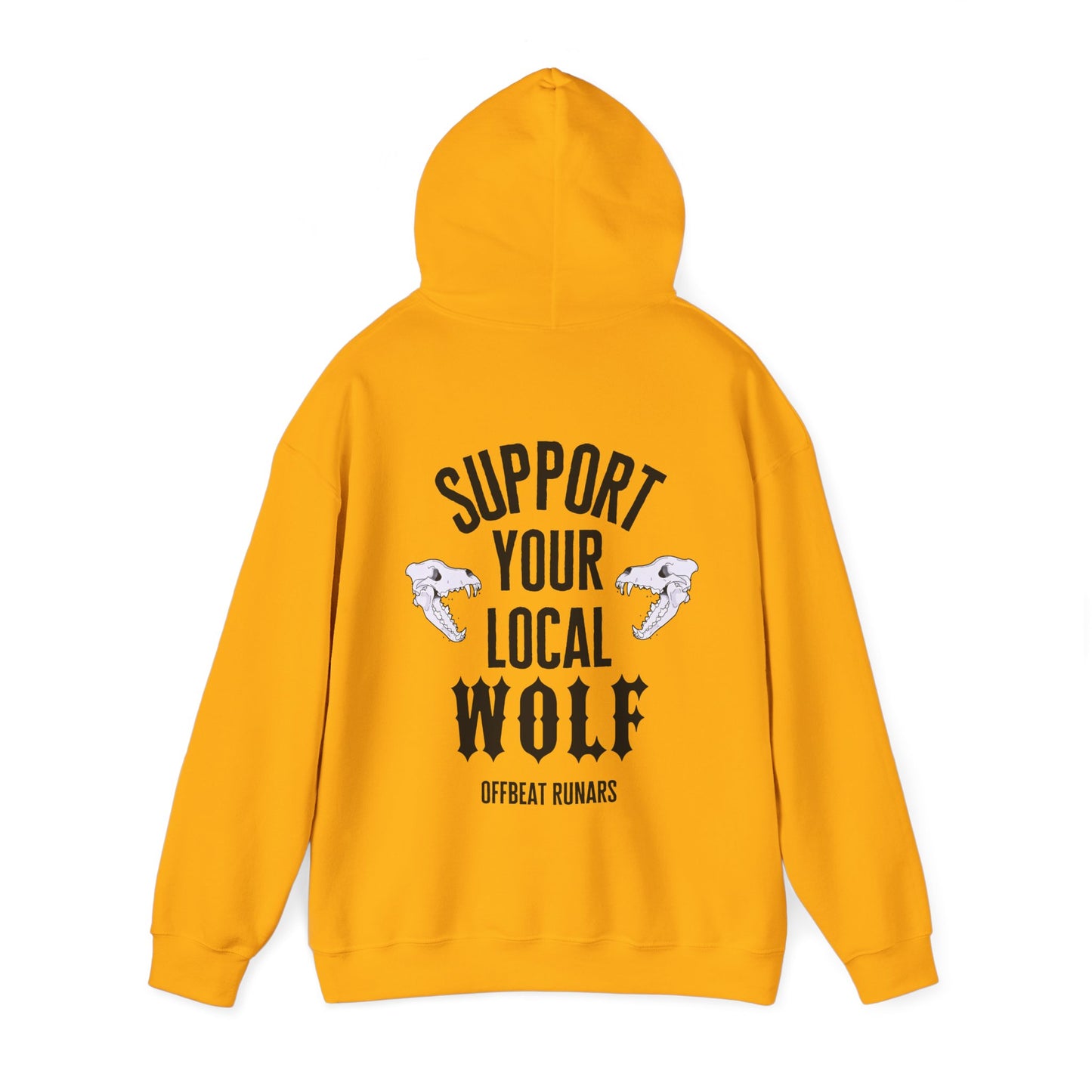 Support your local Wolf Unisex Heavy Blend™ Hooded Sweatshirt