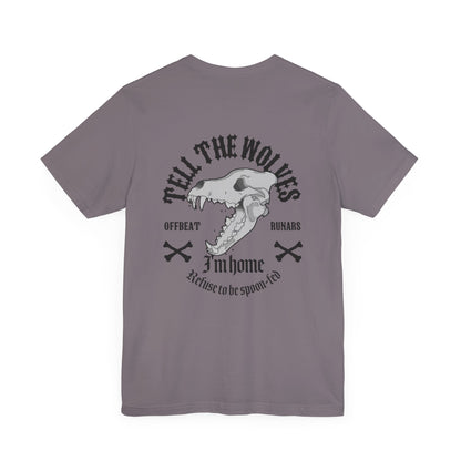 Tell the wolves ᚾ THE OFFBEAT RUNARS CO. Unisex Jersey Short Sleeve Tee