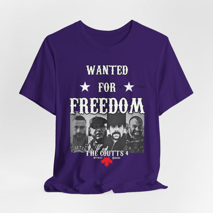 Wanted for freedom ᚾ THE OFFBEAT RUNARS CO. Unisex Jersey Short Sleeve Tee