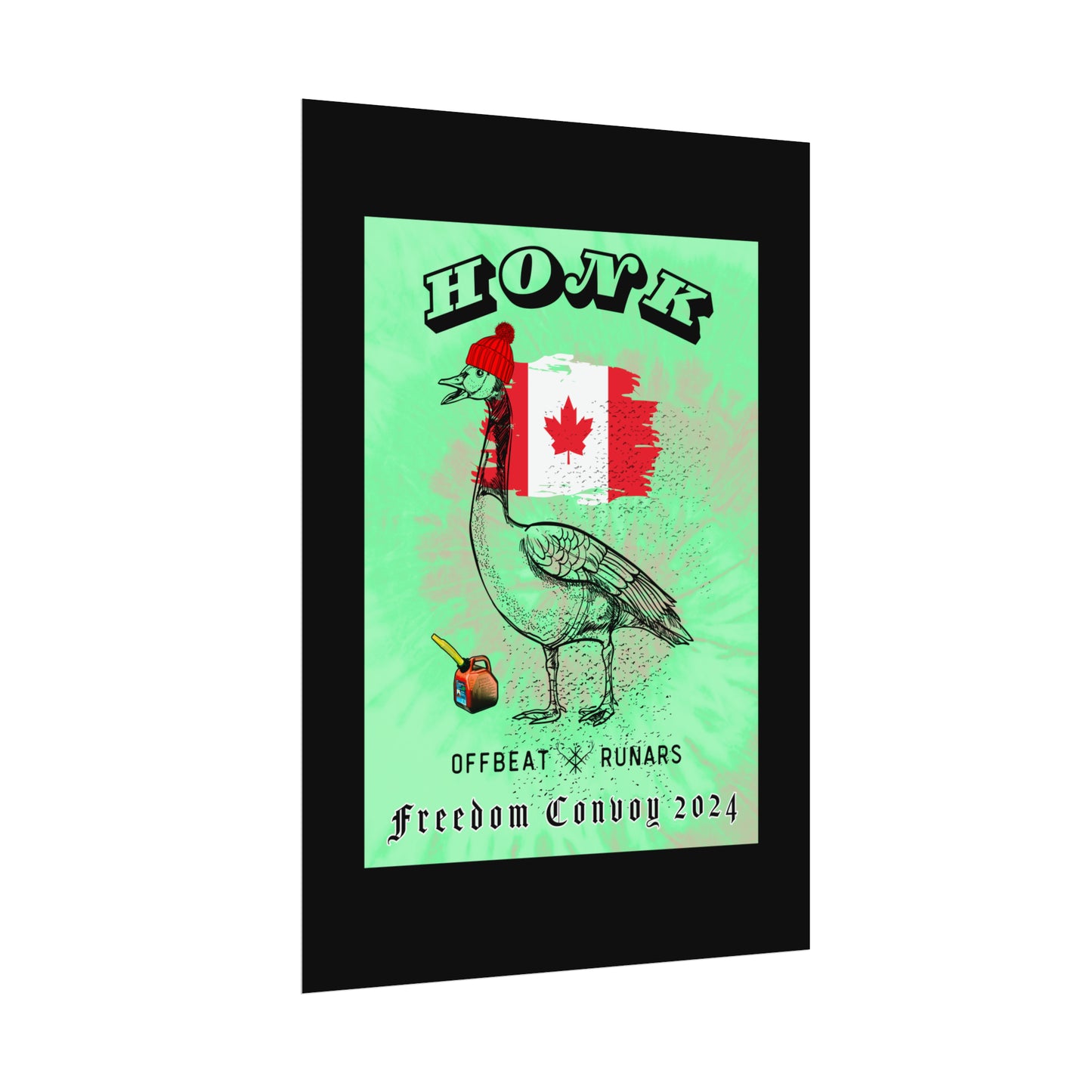 Affiche HONK Canadian Goose ᚾ THE OFFBEAT RUNARS CO.