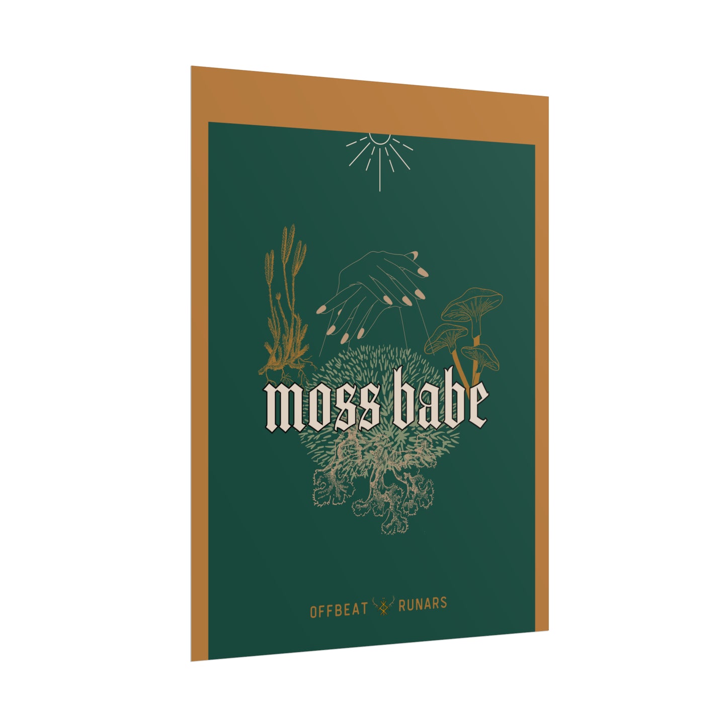 Moss babe Rolled Poster THE OFFBEAT RUNARS CO.