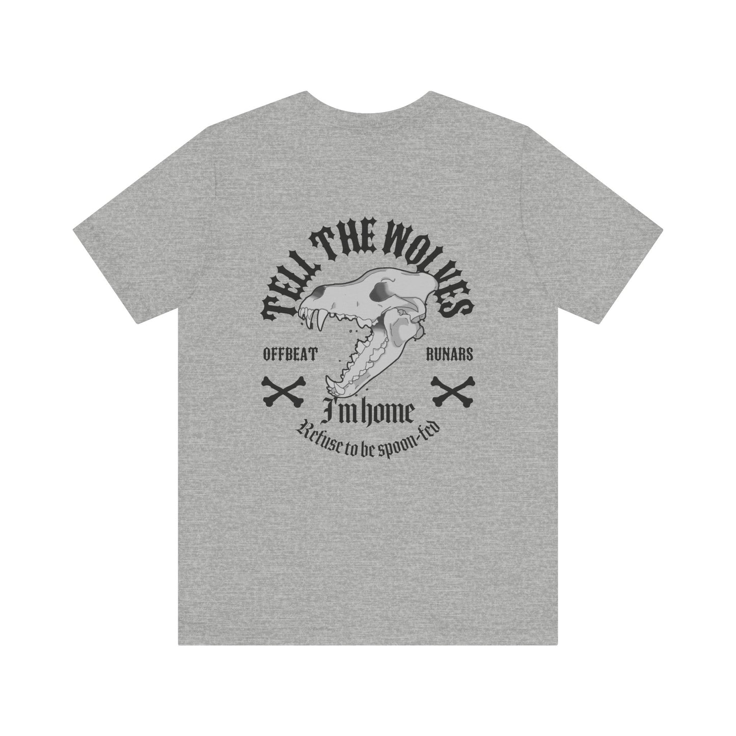 Tell the wolves ᚾ THE OFFBEAT RUNARS CO. Unisex Jersey Short Sleeve Tee