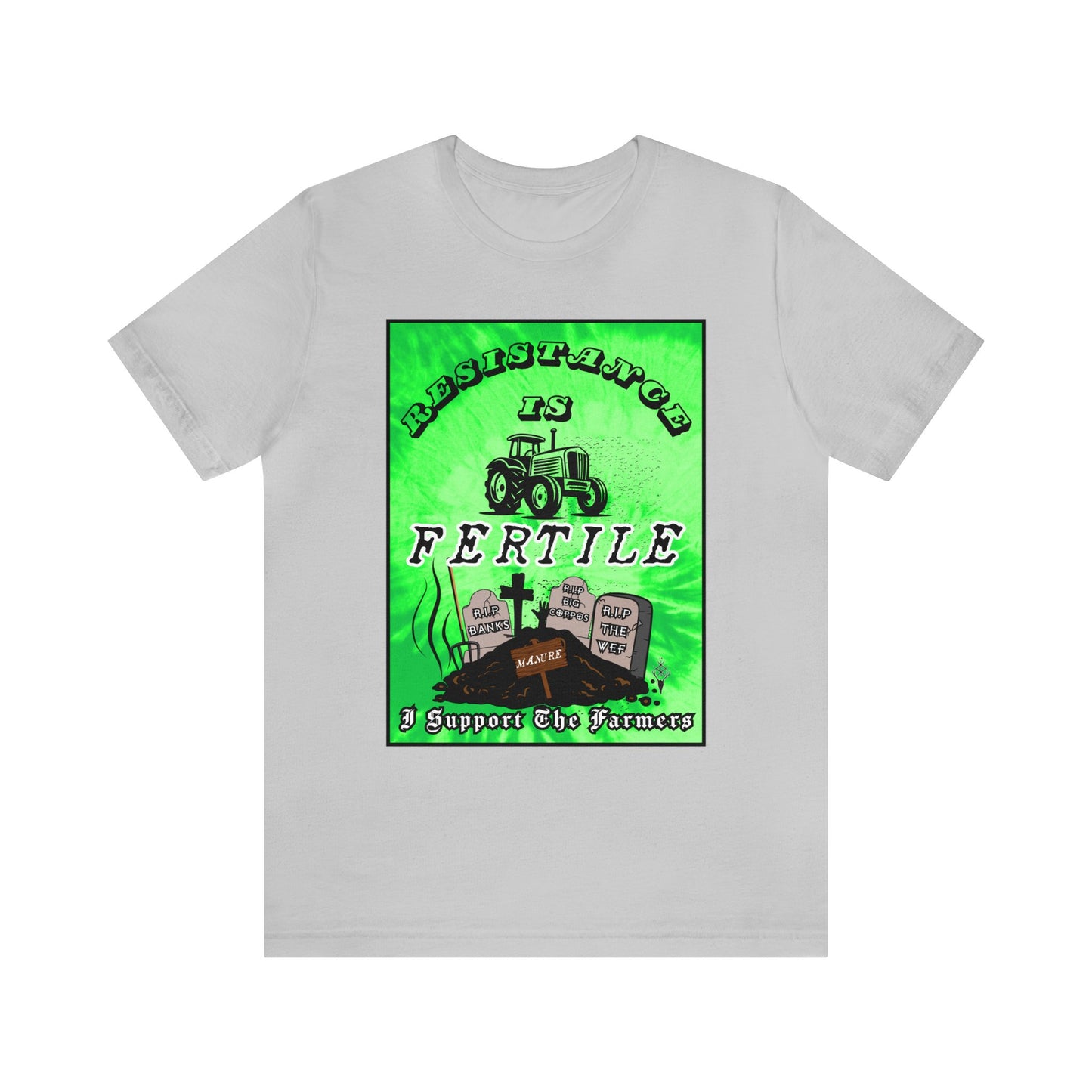 La resistencia es fértil ᚾ Apoyo a los agricultores ᚾ THE OFFBEAT RUNARS CO. ᚾ Camiseta de manga corta Unisex Jersey