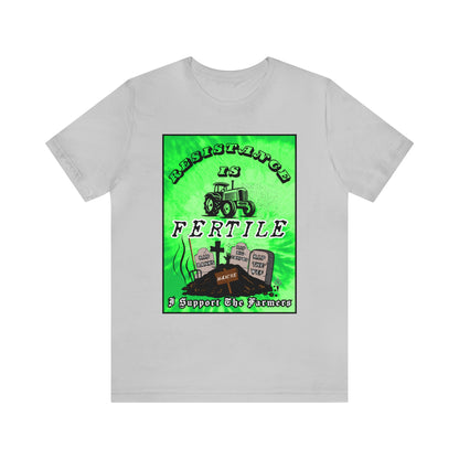 La resistencia es fértil ᚾ Apoyo a los agricultores ᚾ THE OFFBEAT RUNARS CO. ᚾ Camiseta de manga corta Unisex Jersey