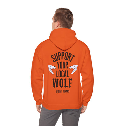 Support your local Wolf Unisex Heavy Blend™ Hooded Sweatshirt