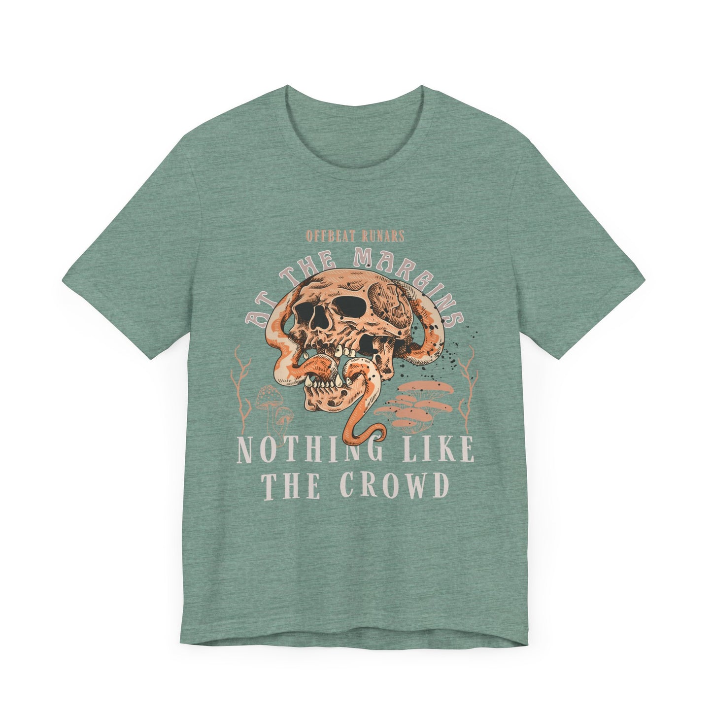 Nothing like the crowd ᚾ THE OFFBEAT RUNARS CO. Unisex Jersey Short Sleeve Tee