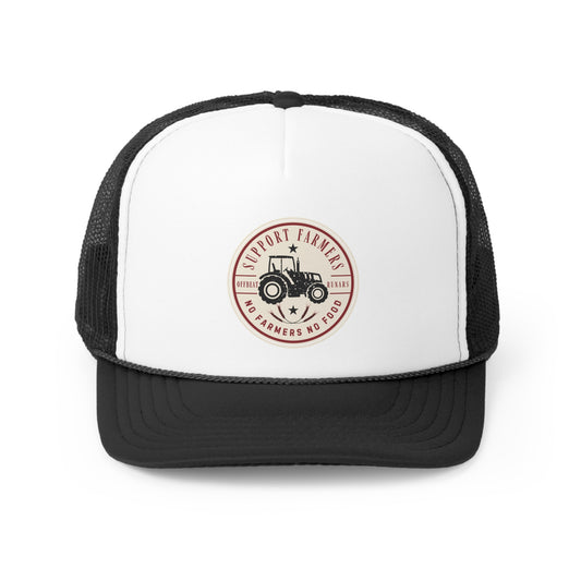 Support the farmers vintage Trucker Caps ᚾ THE OFFBEAT RUNARS CO.