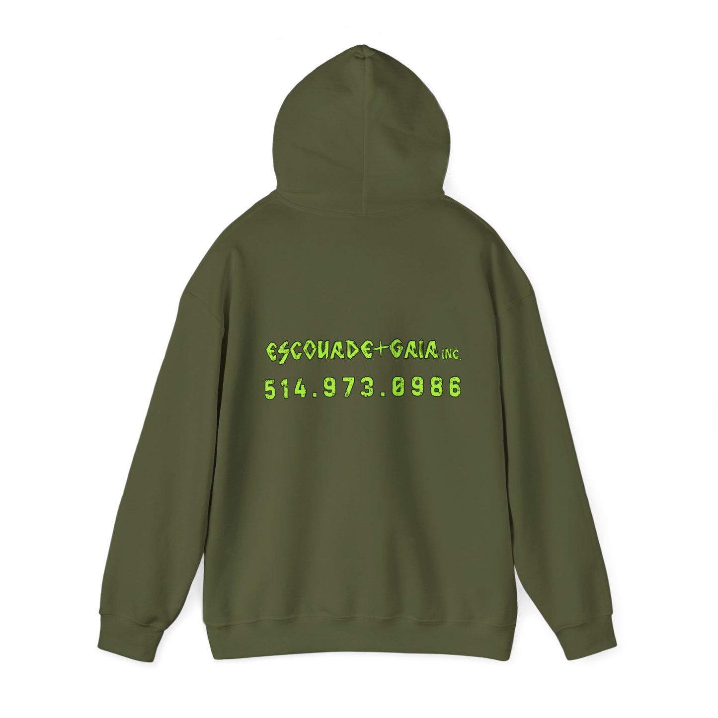 Escouade Gaia Original ᚾ THE OFFBEAT RUNARS CO. Unisex Heavy Blend™ Hooded Sweatshirt