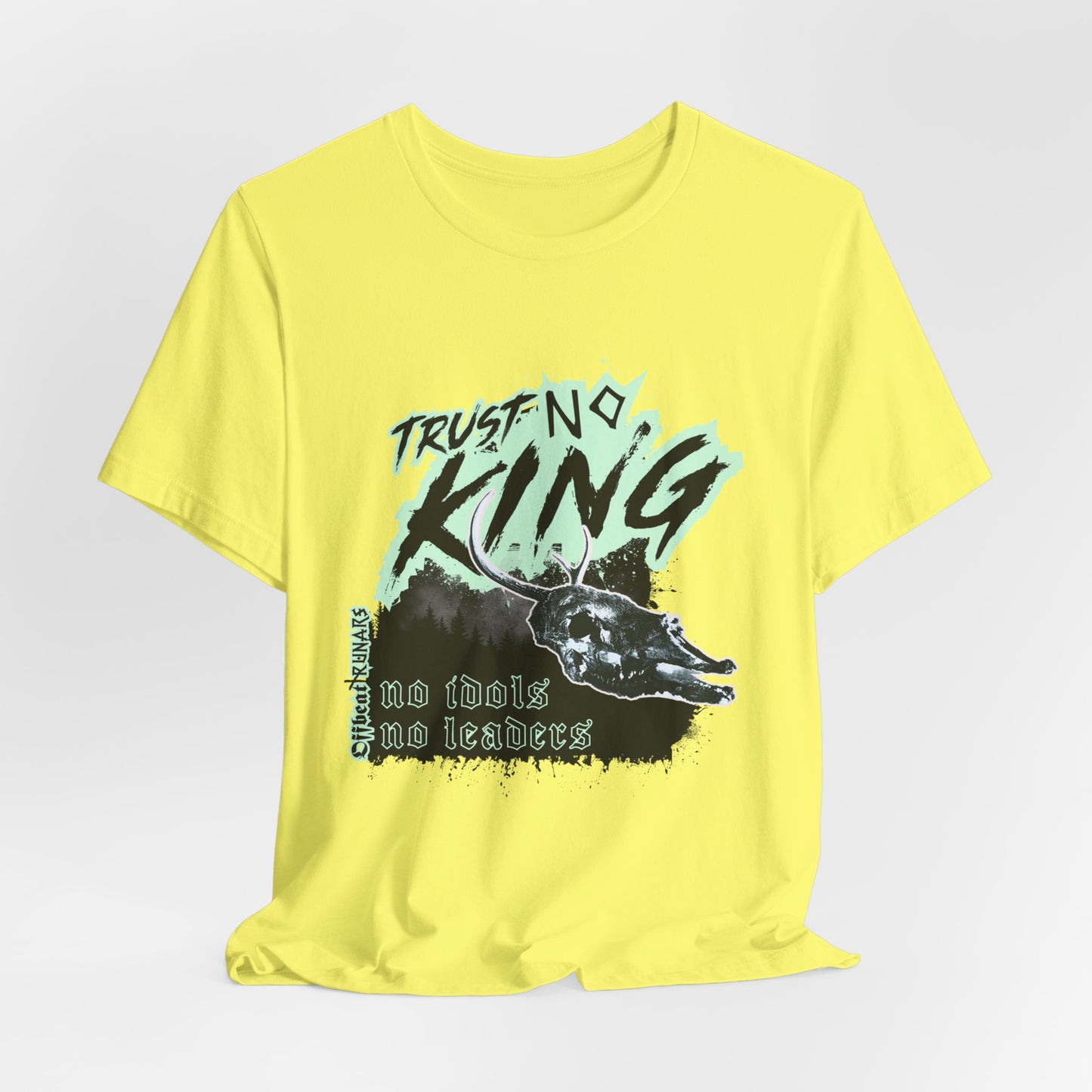 Trust No King ᚾ THE OFFBEAT RUNARS CO. Unisex Jersey Short Sleeve Tee