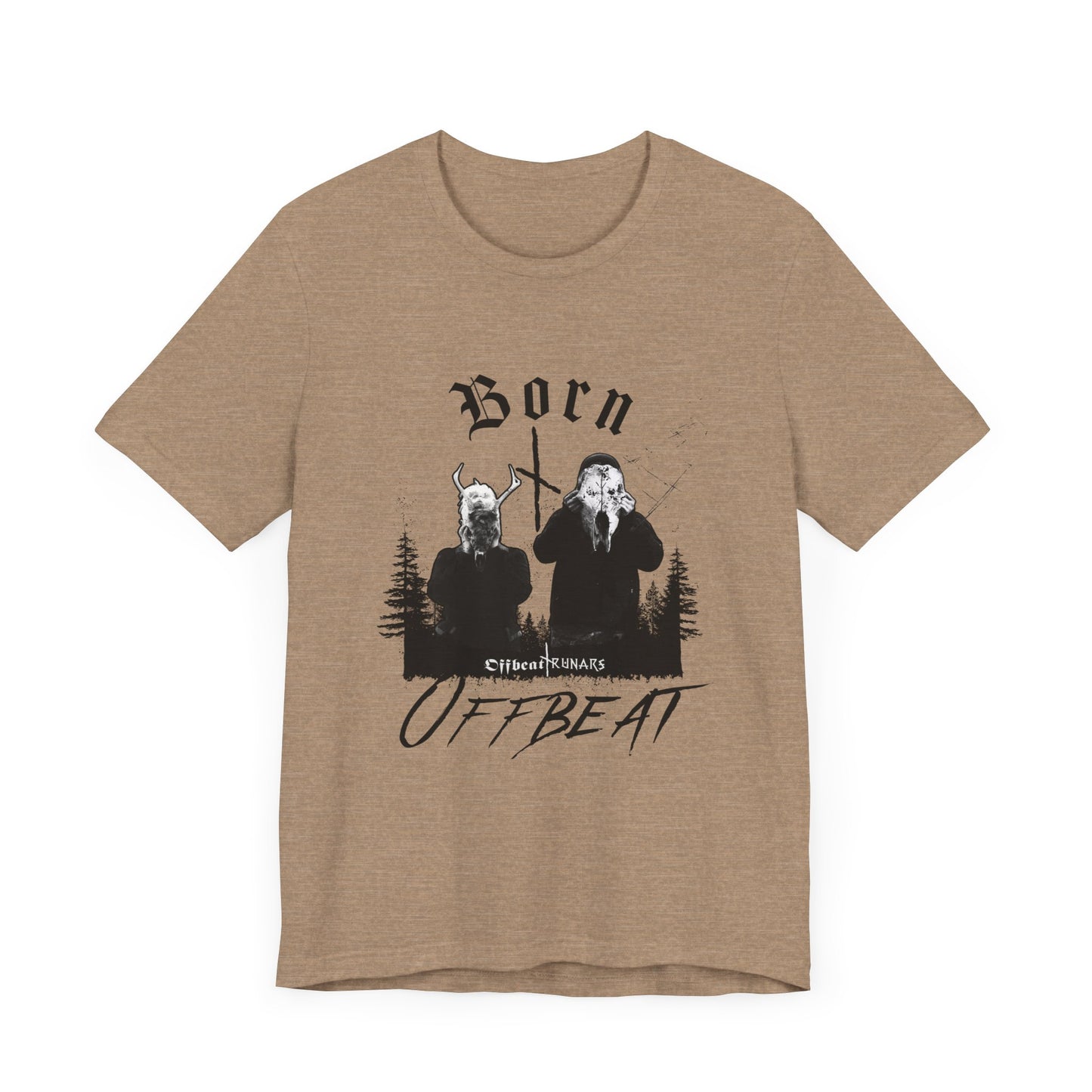 Born OFFBEAT ᚾ THE OFFBEAT RUNARS CO. Unisex Jersey Short Sleeve Tee