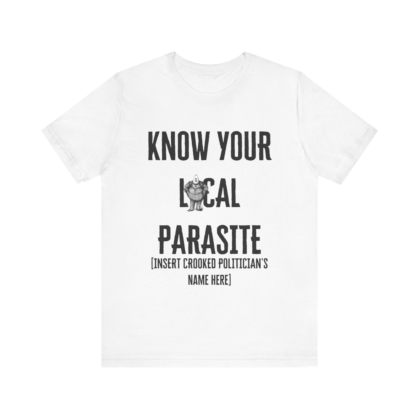 Know your local parasite ᚾ THE OFFBEAT RUNARS CO. Unisex Jersey Short Sleeve Tee