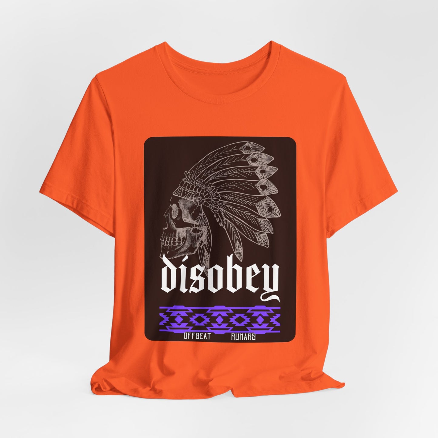 Disobey ᚾ THE OFFBEAT RUNARS CO. Unisex Jersey Short Sleeve Tee