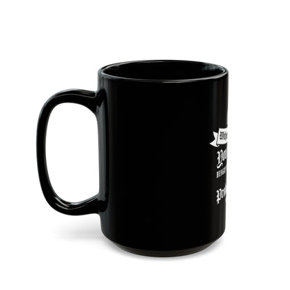 Without the farmer... Black Mug 11 oz ᚾ THE OFFBEAT RUNARS Co.