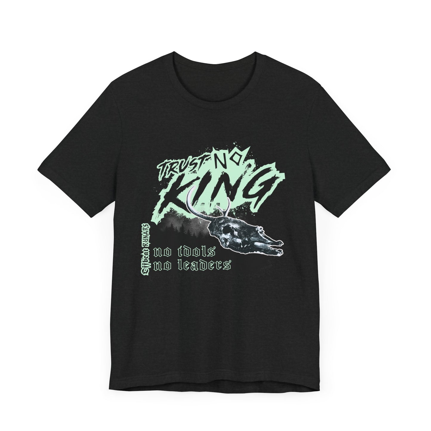 Trust No King ᚾ THE OFFBEAT RUNARS CO. Unisex Jersey Short Sleeve Tee