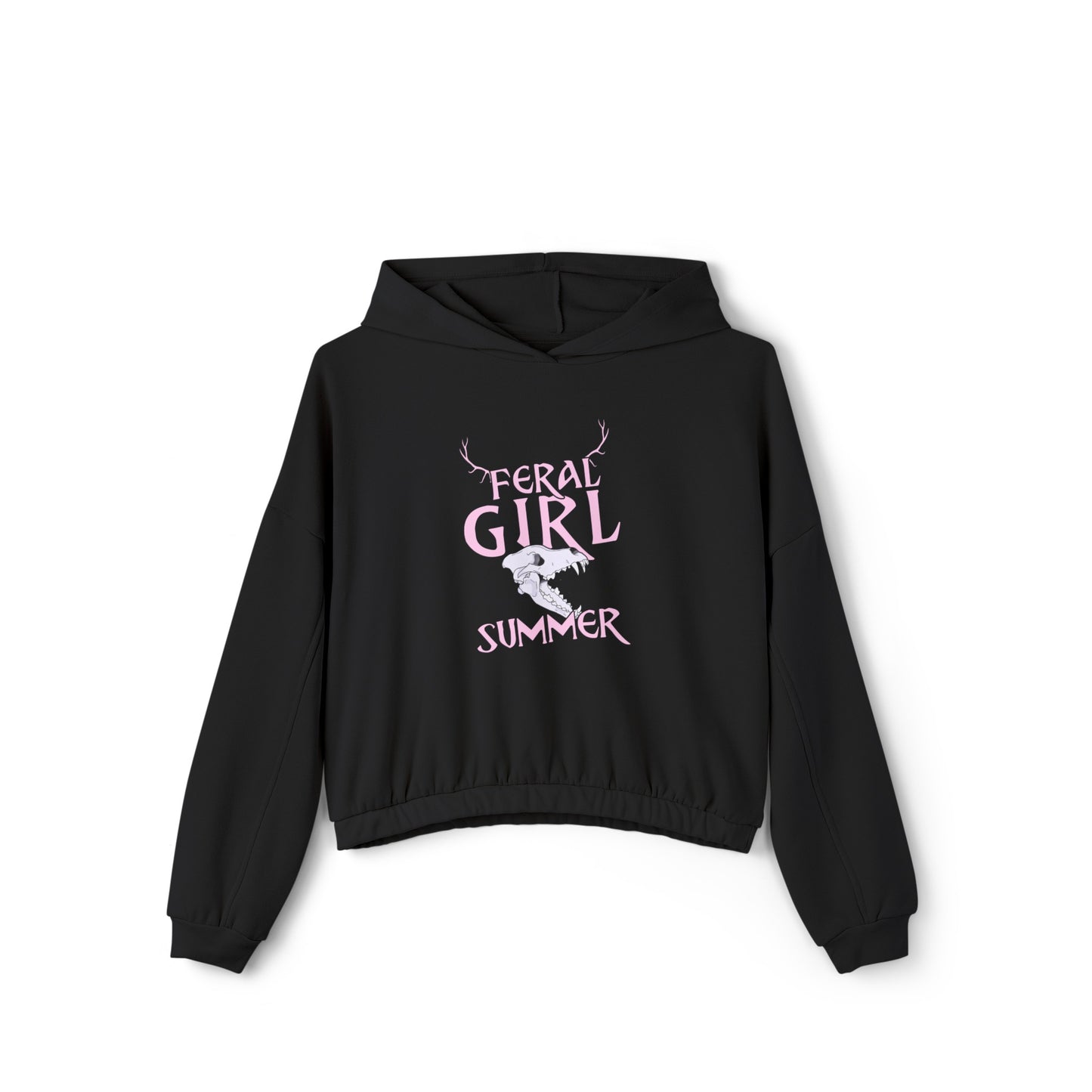 Feral Girl Summer Women's Cinched Bottom Hoodie