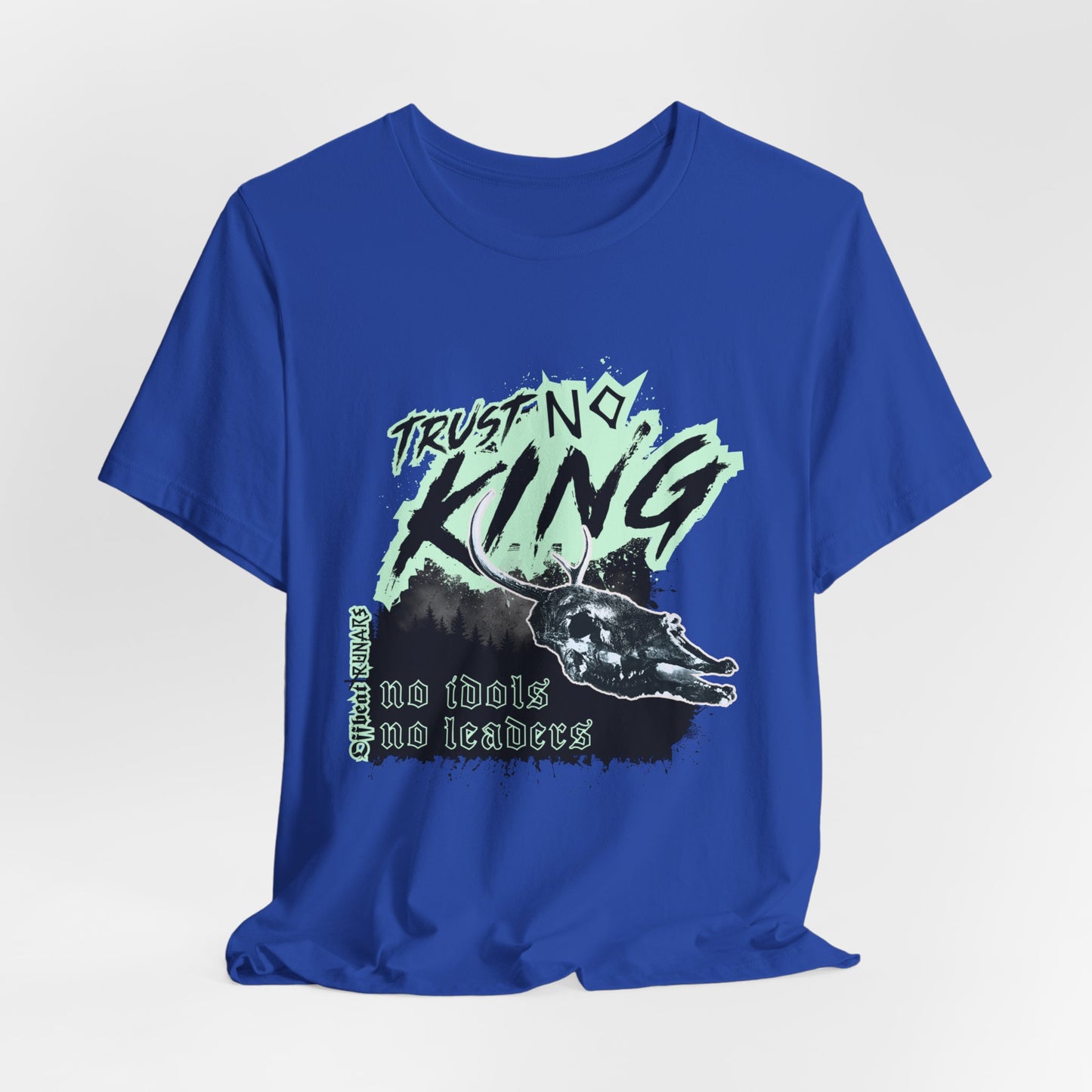 Trust No King ᚾ THE OFFBEAT RUNARS CO. Unisex Jersey Short Sleeve Tee