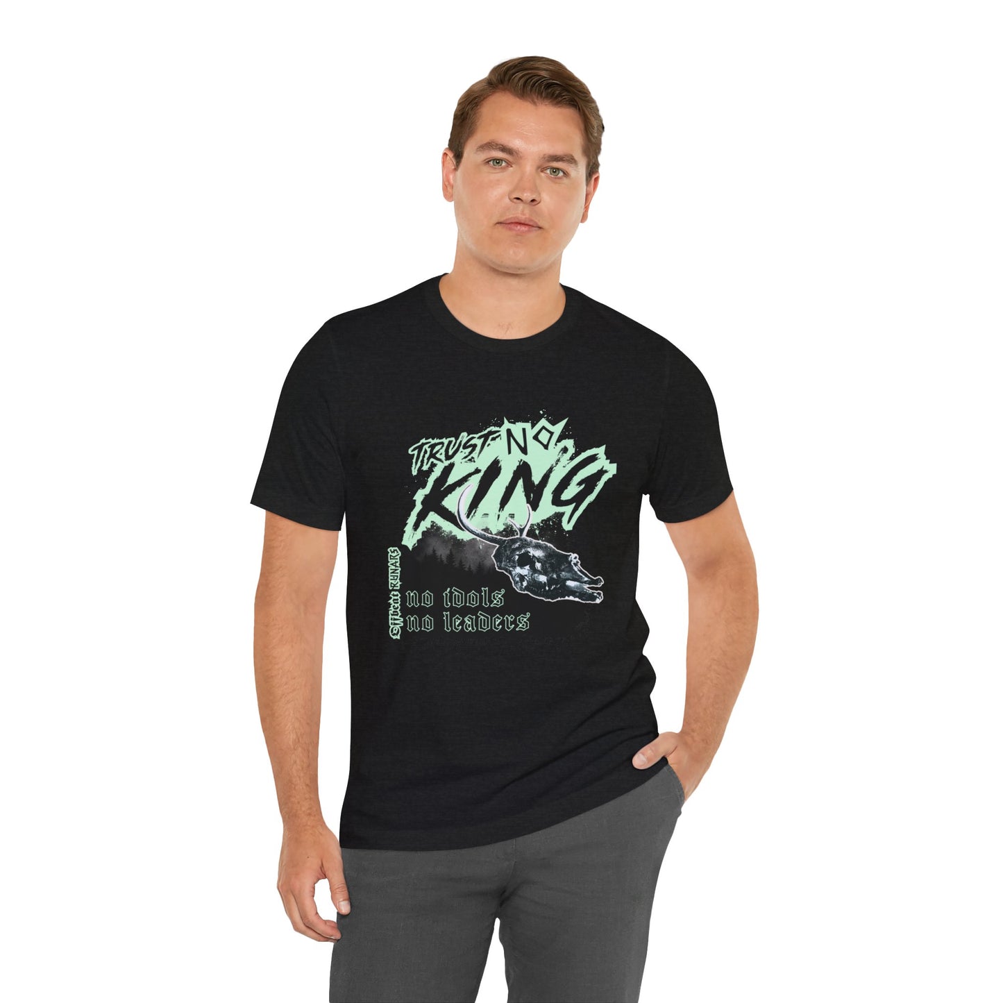 Trust No King ᚾ THE OFFBEAT RUNARS CO. Unisex Jersey Short Sleeve Tee