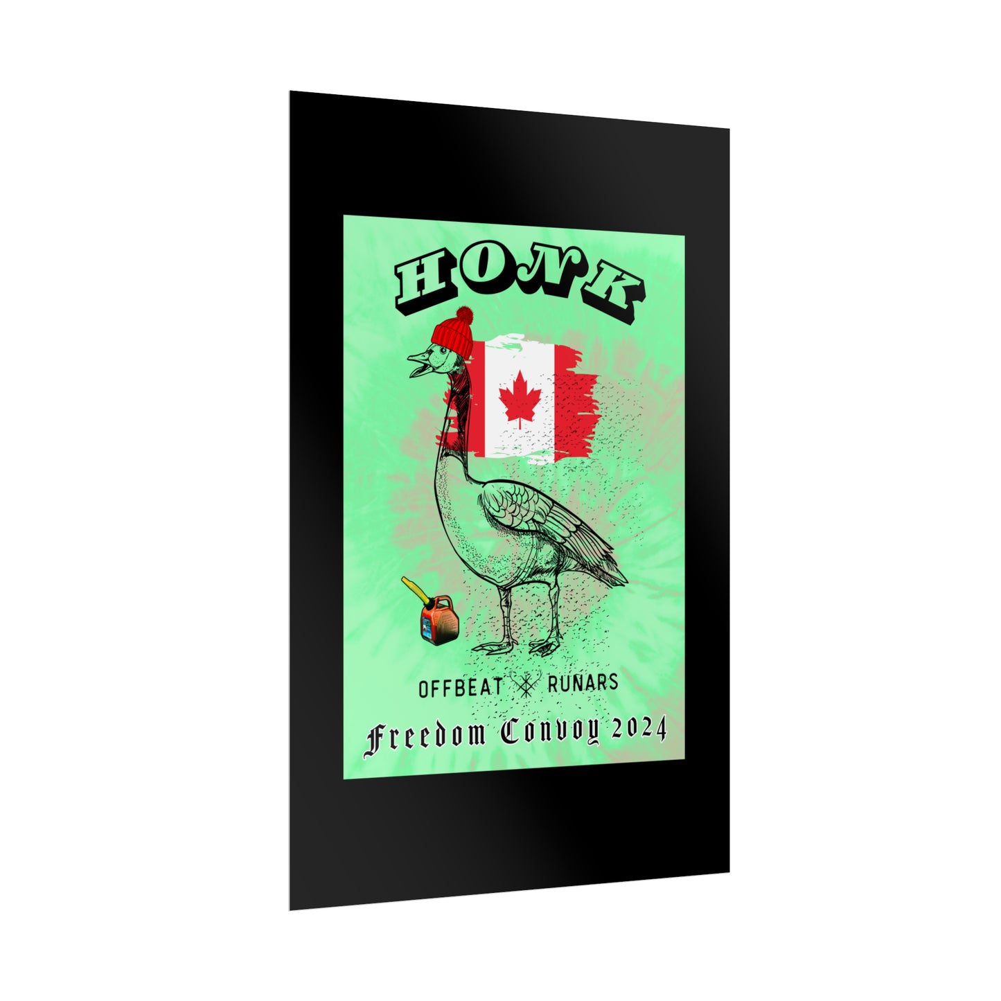 Affiche HONK Canadian Goose ᚾ THE OFFBEAT RUNARS CO.