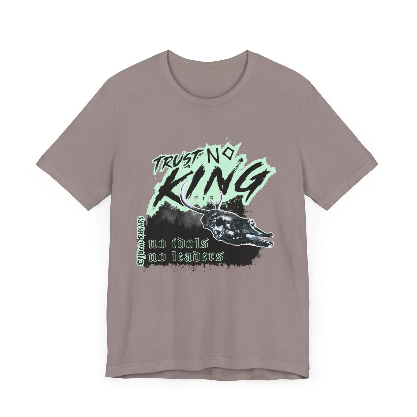 Trust No King ᚾ THE OFFBEAT RUNARS CO. Unisex Jersey Short Sleeve Tee