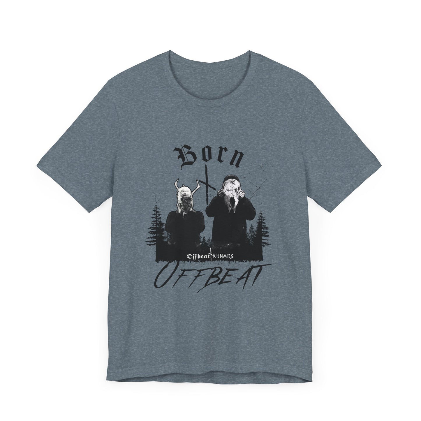 Born OFFBEAT ᚾ THE OFFBEAT RUNARS CO. Unisex Jersey Short Sleeve Tee