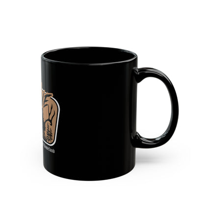 Born Brave Original Black Mug 11 oz ᚾ THE OFFBEAT RUNARS Co.