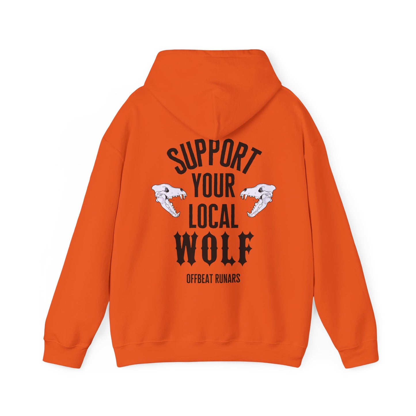 Support your local Wolf Unisex Heavy Blend™ Hooded Sweatshirt