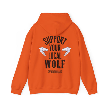 Support your local Wolf Unisex Heavy Blend™ Hooded Sweatshirt