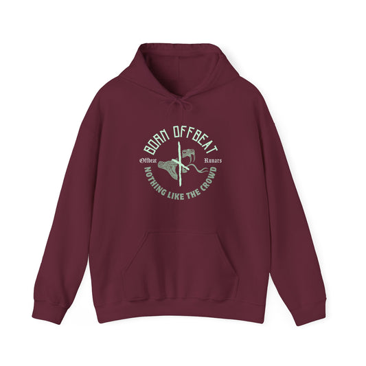 Rien de tel que la foule ᚾ THE OFFBEAT RUNARS CO. Sweat à capuche unisexe Heavy Blend™