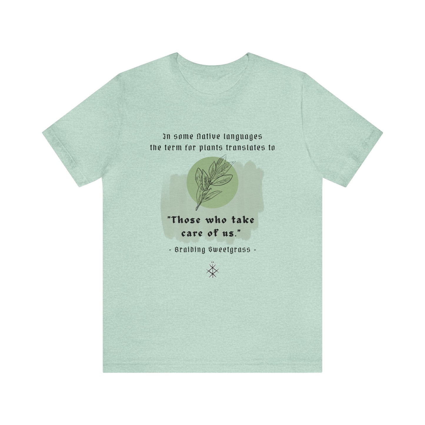 Those who take care of us ᚾ THE OFFBEAT RUNARS CO. Women's Jersey Short Sleeve Tee