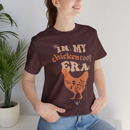 In my chicken coop era ᚾ THE OFFBEAT RUNARS CO. Unisex Jersey Short Sleeve Tee