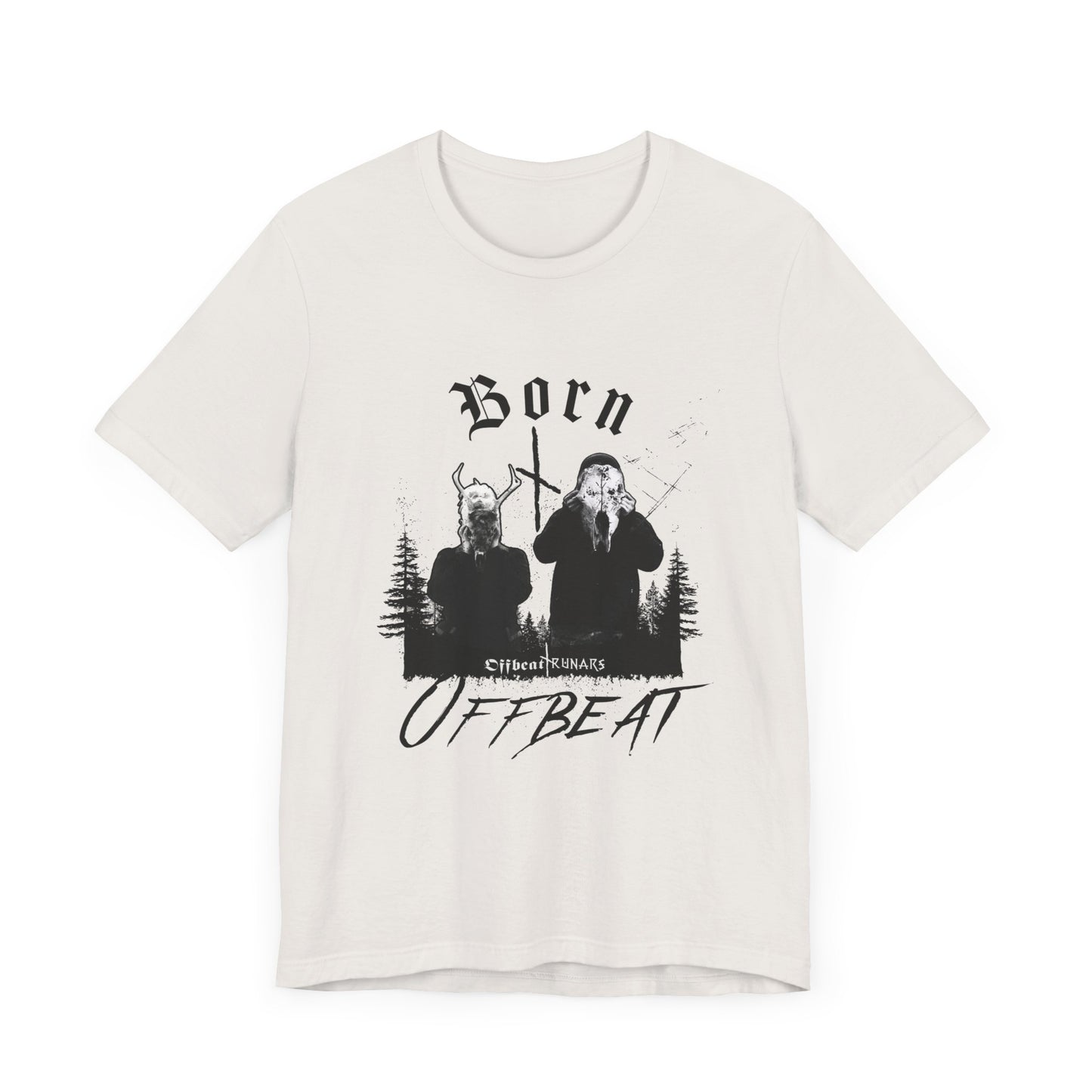 Born OFFBEAT ᚾ THE OFFBEAT RUNARS CO. Unisex Jersey Short Sleeve Tee